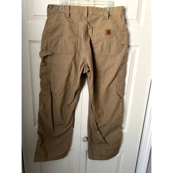 Tan Carhartt Workpants - carpenter pants Size 36x30 - Picture 2 of 4